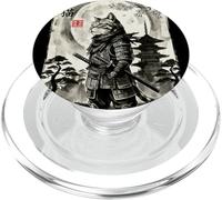 Vintage Japanese Ukiyo-e Samurai Cat Warrior Art PopSockets PopGrip for MagSafe