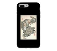 Vintage Japanese Wolf Yokai Demon Ukiyo Horror Newspaper Case for iPhone 7 Plus/8 Plus