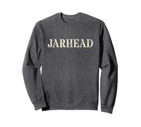 Vintage JARHEAD Proud Corp Military Armed Forces Day Dad Gag Sweatshirt