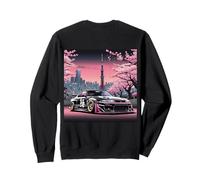 Vintage JDM Japanese Legend Drift Race Car Tokyo (On Back) Sweatshirt