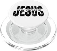 Vintage Jesus The Way Truth And Life Christain Savior PopSockets PopGrip for MagSafe