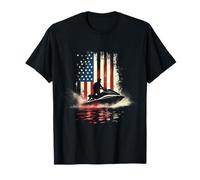 Vintage Jet Ski American Flag T-Shirt