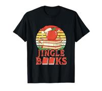 Vintage Jingle Books Christmas Funny Joke Adult Librarian T-Shirt
