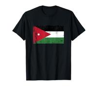 Vintage Jordan Banner Fan Jordanian Flag Retro T-Shirt