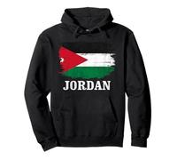 Vintage Jordan Flag For Jordanian Gift Pullover Hoodie