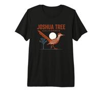 Vintage Joshua Tree California Bird Sunset Premium T-Shirt