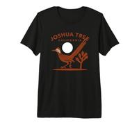 Vintage Joshua Tree California Bird Sunset Premium T-Shirt