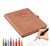 Vintage Journal Book - Retro Leather Writing Planner | Journal Planner for Sketching School Office, Travel Notebook with Elastic Band, Everyday Notebook, Personal Book for Daily Notes