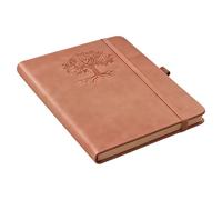 Vintage Journal Book - Retro Leather Writing Planner, Journal Planner for Sketching School Office, Travel Notebook with Elastic Band, Everyday Notebook, Personal Book for Daily Notes