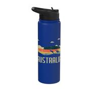 Vintage Jump Kangaroo Australia Day Australian Stainless Steel Insulated Water Bottle