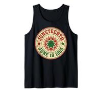 Vintage Juneteenth Freedom Day 1865 Celebration Tank Top