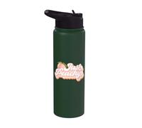 Vintage Just Peachy Peaches Women Summer Fruit Stainless Steel Insulated Water Bottle