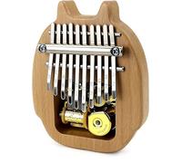 Vintage Kalimba Thumb Piano - Unique Musical Gift For Wedding, Birthday, Christmas, Valentine's Day - Perfect For Music Lovers And Special Occasions 10 Tone Beech Wood Tune : My Neighbor Totoro