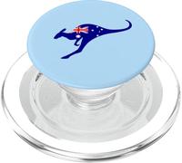Vintage Kangaroo Australia Flag Aussie Roo Kangaroo PopSockets PopGrip for MagSafe