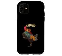 Vintage Kauai Chicken Rooster Garden of Isle Case for iPhone 11