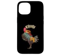 Vintage Kauai Chicken Rooster Garden of Isle Case for iPhone 15