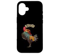 Vintage Kauai Chicken Rooster Garden of Isle Case for iPhone 16