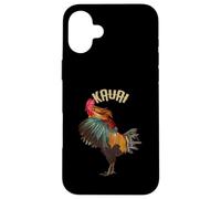 Vintage Kauai Chicken Rooster Garden of Isle Case for iPhone 16 Plus