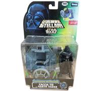 Vintage Kenner 1998 Star Wars POTF Tie Fighter Gunner Station & Darth Vader Fig