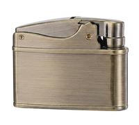 Vintage Kerosene Lighter, Reusable Soft Flame Brass Metal Trench Lighter for Men, for Dad or Husband, Elegant Design for Collectors and Everyday Use