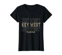 Vintage Key West Florida Value Graphic T-Shirt, Women, Black, XL