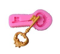 Vintage Keys Fondant Molds Silicone Chocolate for Birthday Cupcake Cake Decorations Epoxy Resin Keys Baking Molds