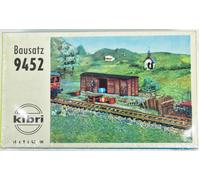 VINTAGE KIBRI MODEL KIT 9452 GROUNDED WAGON & SLEEPER BUFFERS GUTERSCHUPPEN