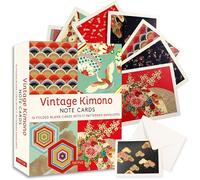 Vintage Kimono, 16 Note Cards: 8 Illustrations from 1900's Vintage Japanese Kimono Fabrics - Blank Cards With Envelopes in a Keepsayke Box: 8 ... ... Cards with Envelopes in a Keepsake Box)