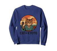 Vintage Kimono Cat From Ancient Kyoto Sweatshirt