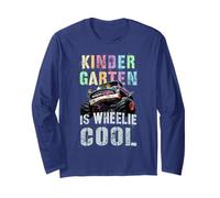 Vintage Kindergarten is Wheelie Cool Kinder Teacher Truck Long Sleeve T-Shirt