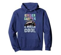 Vintage KINDERGARTEN IS WHEELIE COOL Kinder Teacher Truck Pullover Hoodie