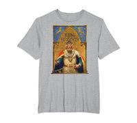 Vintage King Arthur Tshirt Sir Lancelot Excalibur Sword T-Shirt, Men's Big and Tall, Heather Grey, 5X Tall