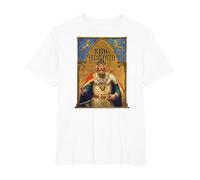 Vintage King Arthur Tshirt Sir Lancelot Excalibur Sword T-Shirt, Men's Big and Tall, White, 6X Tall