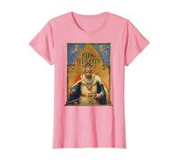 Vintage King Arthur Tshirt Sir Lancelot Excalibur Sword T-Shirt, Women, Pink, X-Large