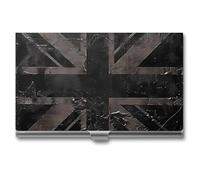 Vintage Kingdom British Flag Business Card Holder Metal Wallet Credit Card ID Case for Men Women
