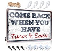 Vintage Kitchen Accessories, Decor Crossing Soft Area Come Back When You Have Tacos And Booze | Rustic Decorative Wall Art(30X40CM)