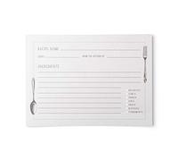 Vintage Kitchen Recipe Cards, 48 Double Sided Cards, 4x6 Inches