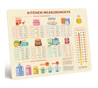 Vintage Kitchen Useful Gadgets - Cute Kitchen Conversion Chart - Easier Cooking & Baking Accessories - Gifts for Bakers