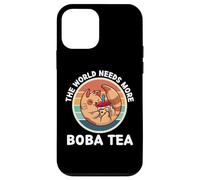 Vintage Kitten Neko The World Needs More Boba Tea Lover Case for iPhone 12 mini