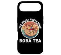 Vintage Kitten Neko The World Needs More Boba Tea Lover Case for iPhone Air