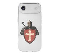 Vintage Knights Templar TPU Mobile Phone Basic Cases Compatible with iPhone 17/17 Air/17 Pro/17 Pro Max Anti-Scratch Covers