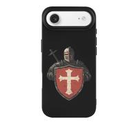 Vintage Knights Templar TPU Mobile Phone Basic Cases Compatible with iPhone 17/17 Air/17 Pro/17 Pro Max Anti-Scratch Covers