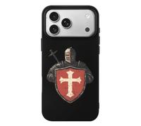 Vintage Knights Templar TPU Mobile Phone Basic Cases Compatible with iPhone 17/17 Air/17 Pro/17 Pro Max Anti-Scratch Covers