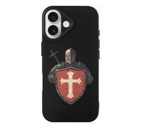 Vintage Knights Templar TPU Mobile Phone Basic Cases Compatible with iPhone 17/17 Air/17 Pro/17 Pro Max Anti-Scratch Covers