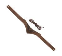 Vintage Knot Embossed Viking Crown Pu Leather Headband