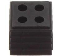 Vintage Knurled Edge Conta Clip 28672.4 Cable System Kdsclick Sealed KDS de 4x5 BK, Mounting Type: Union (Length x Width: 20 mm, 3 Maximum Cable Diameter: 5 mm, IP66, Color: Black, Pack of 10)