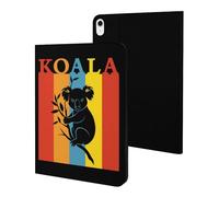 Vintage Koala Bear Case Compatible for iPad 10代 (10.9in) Tablet Cases Stand Protective Cover with Sleep/Wake