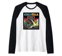 Vintage Koala Zilla for Boys Girls Costume Y2K Meme Koalas Raglan Baseball Tee