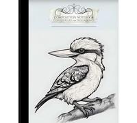 VINTAGE KOOKABURRA BIRD ~ Composition Notebook Journal -College Rule Lined Paper- Australian Outback Animal Art Lover ~ Child/Teen/Adult GIFT: 160 ... Map, Science Chemistry Periodic Table