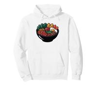 Vintage Korean Restaurant Menu Art Bibimbap Classic Dish Pullover Hoodie